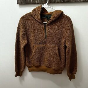 Stillwater Supply Co  Brown Sherpa Sweater youth size 12
